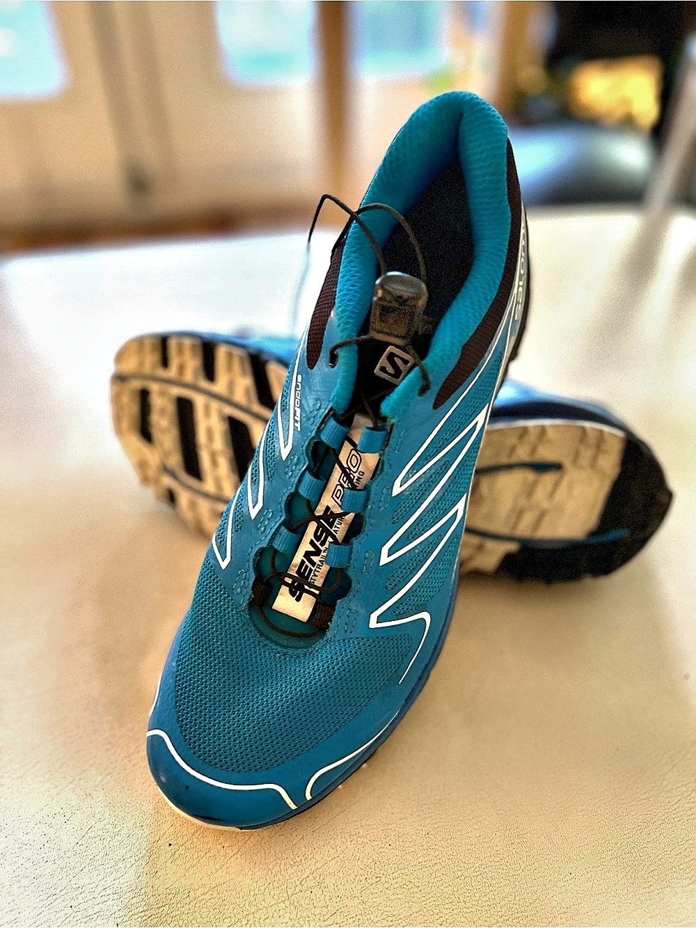 Salomon Sense Pro City Trail Running Shoes Turquoise Men’s 8